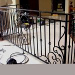 wrought iron balcony