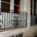 wrought iron balcony